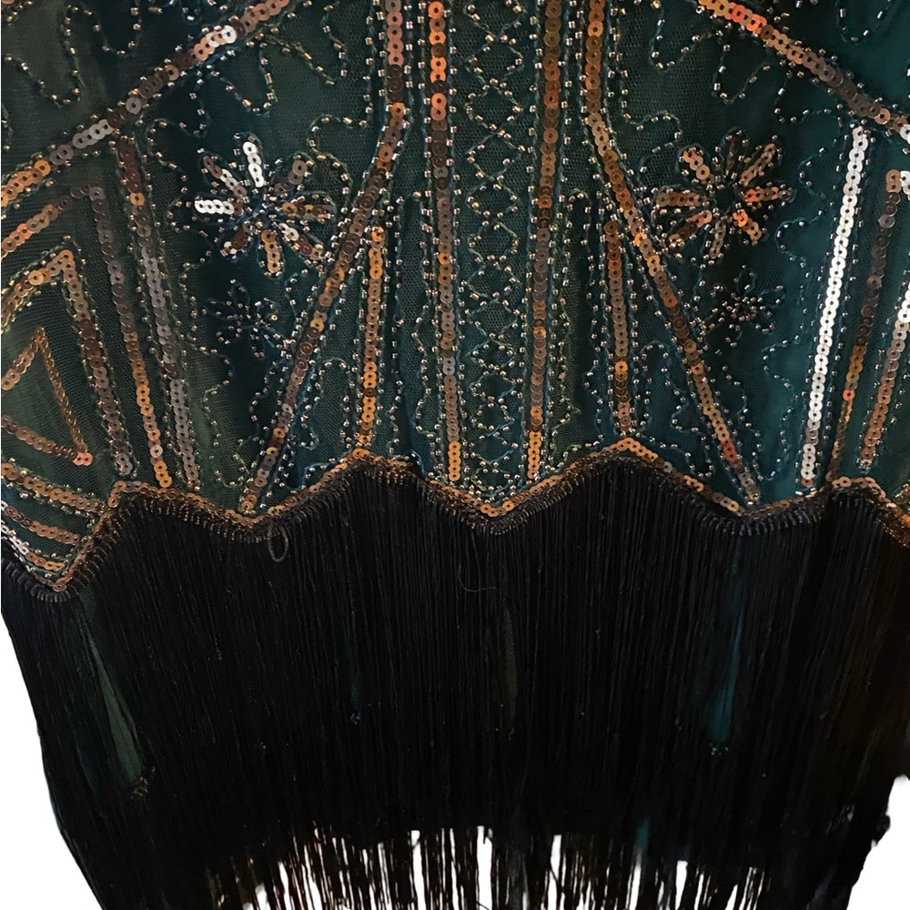Teen/ Adult Roaring 20 Great Gasby Flapper Dress - Picture 3 of 8